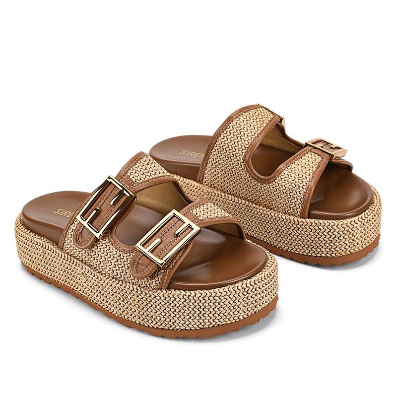 Siren Aphrodite Woven Flatforms image number 1
